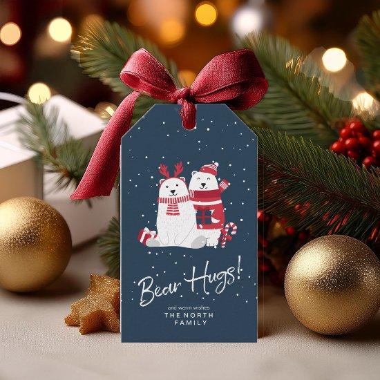 Polar Bear Hugs & Warm Wishes ID851 Gift Tags