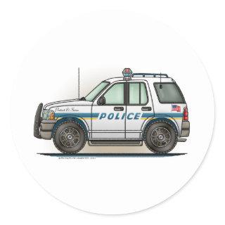 Police SUV Cruiser Car Cop Car Sticker