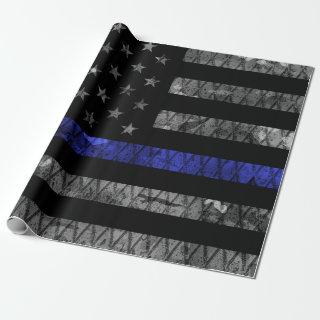 Police Thin Blue Line Flag