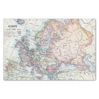 Political Map of Europe (1916) Tissue Paper
