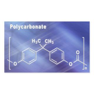 Polycarbonate PC Rectangular Sticker