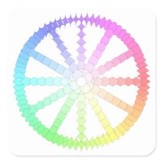 polygon evolution wheel geometry square sticker
