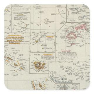 Polynesia, Islands of the Pacific Square Sticker