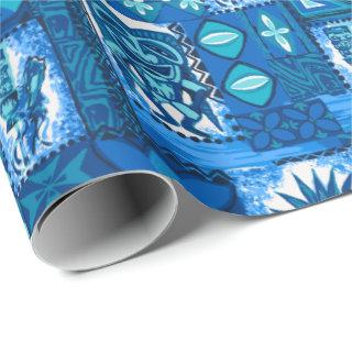 Pomaika’i Tiki Hawaiian Vintage Tapa Two-Sided