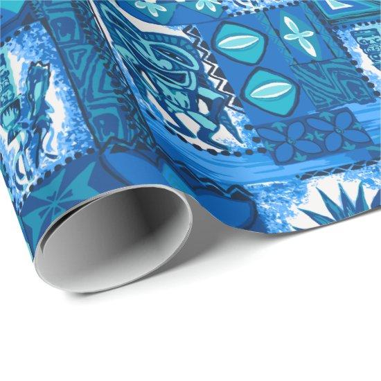Pomaika’i Tiki Hawaiian Vintage Tapa Two-Sided