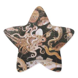 POMPEII COLLECTION / OCEAN - SEA LIFE SCENE Star Star Sticker