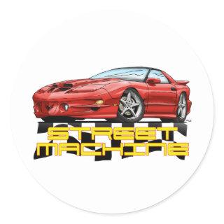 Pontiac 4th Gen Trans Am Classic Round Sticker