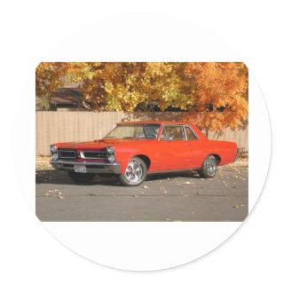 Pontiac GTO Classic Round Sticker