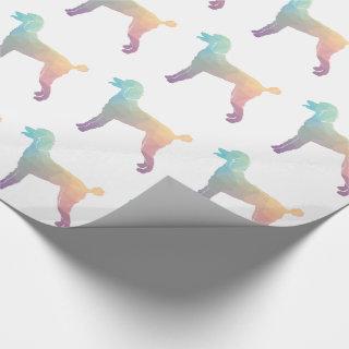 Poodle Geo Silhouette Pastel