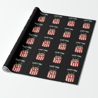 Poop Corn Funny Pop Corn Pun Dark BG