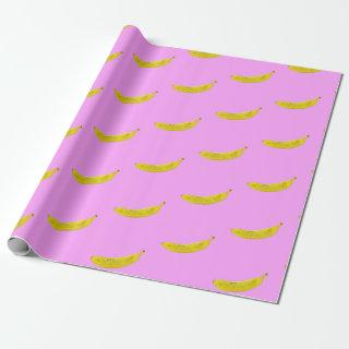 Pop Art Banana in yellow