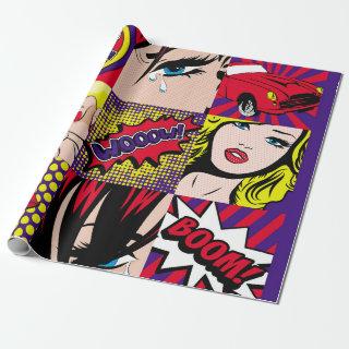 Pop art Card Illustrationart,pop,beautiful,comic,d