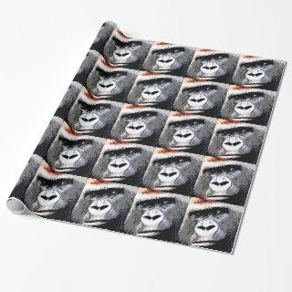Pop Art Gorilla Face Christmas