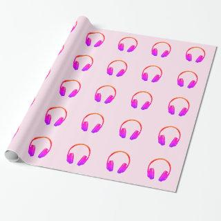 Pop Art Headphone Retro Vintage Style