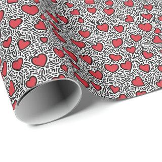 Pop Art Heart Pattern