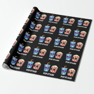 Pop Stars Funny Snack Pun Dark BG