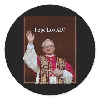 Pope Leo Xiv  Classic Round Sticker