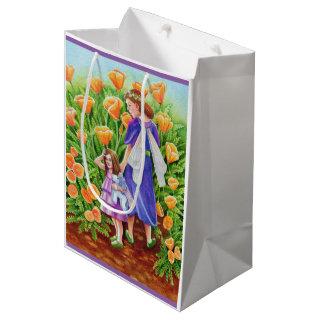 Poppy Fairies with Unicorn Toy Medium Gift Bag