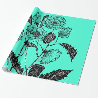Poppy  Turquoise - Choose Your Color