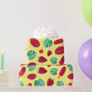 Popsicle, Cherry, Strawberry & Watermelon Leaves