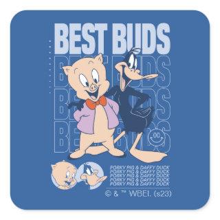 Porky Pig & DAFFY DUCK™ Best Buds Square Sticker