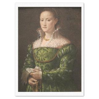 Portrait of a Lady by Allesandro Allori Decoupage Tissue Paper
