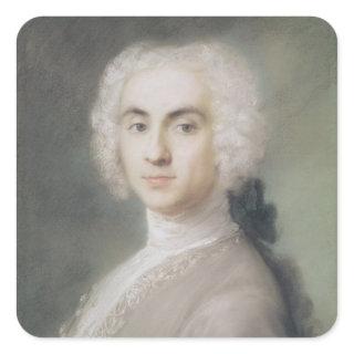 Portrait of a Man Square Sticker