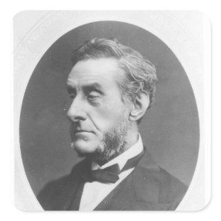 Portrait of Anthony Ashley Cooper Square Sticker