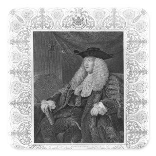 Portrait of Charles Pratt, 1st Earl Camden Square Sticker