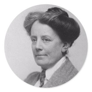 Portrait of Ethel Smyth (1922) Classic Round Stick Classic Round Sticker