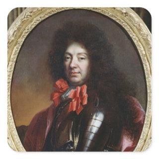Portrait of Francois Adhemar de Castellane Square Sticker