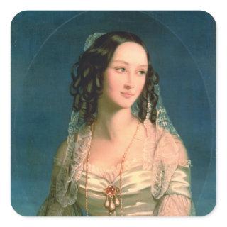 Portrait of Furstin Susupolt Square Sticker