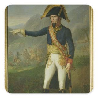 Portrait of General Charles Victor Square Sticker