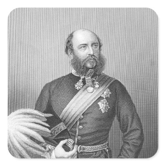 Portrait of H.R.H. The Duke of Cambridge Square Sticker