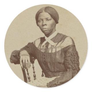 Portrait of Harriet Tubman | 1868-69 Classic Round Sticker