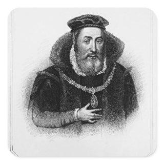 Portrait of James Hamilton  2nd Earl of Arran Square Sticker