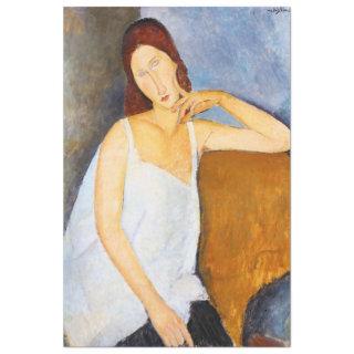 Portrait of Jeanne Hebuterne, Modigliani Tissue Paper