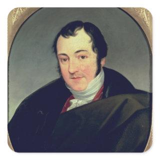 Portrait of Karl Thomas Mozart Square Sticker