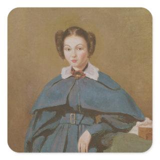 Portrait of Madame Baudot, the Artist's Niece Square Sticker