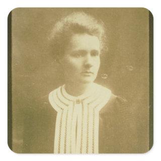 Portrait of Marie Curie Square Sticker