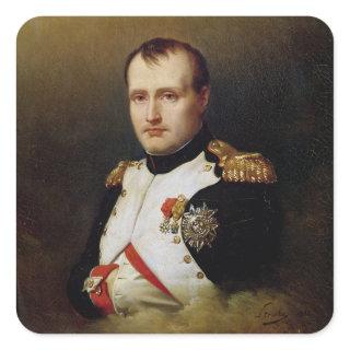 Portrait of Napoleon I  1812 Square Sticker