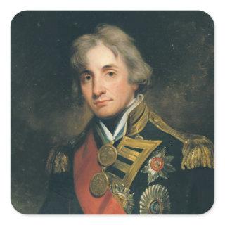 Portrait of Nelson Square Sticker