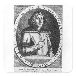 Portrait of Nicolas Copernicus Square Sticker