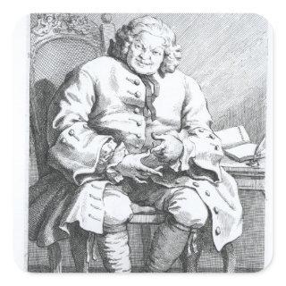 Portrait of Simon Fraser, Lord Lovat Square Sticker