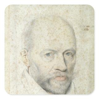 Portrait of St. Vincent de Paul Square Sticker