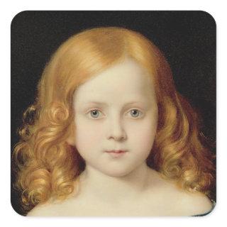 Portrait of the Artist's Daughter Square Sticker