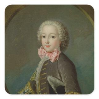Portrait Presumed to be of the Duke of Tresme Square Sticker