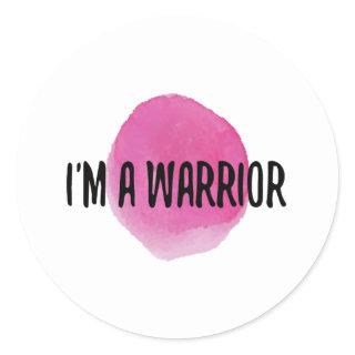 positive affirmations for self love classic round sticker