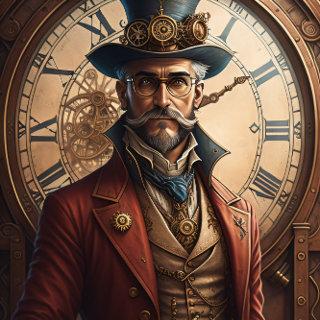 Post-appocalyptic Steampunk Man v1.3 Tissue Paper