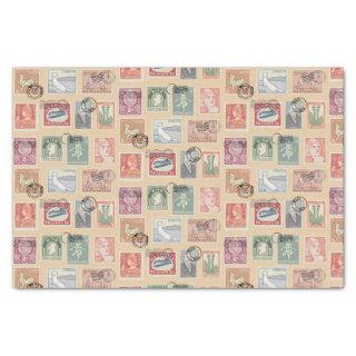 Postal Stamps  Tissue Paper
